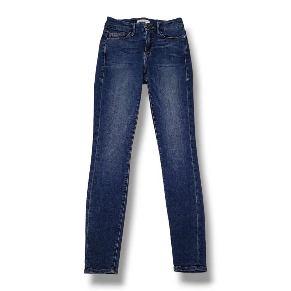 Good American Good Legs Skinny Jeans Womens 0 Medium Wash